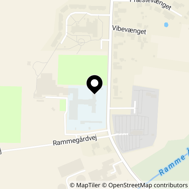 Kort over Algade 92 Ramme