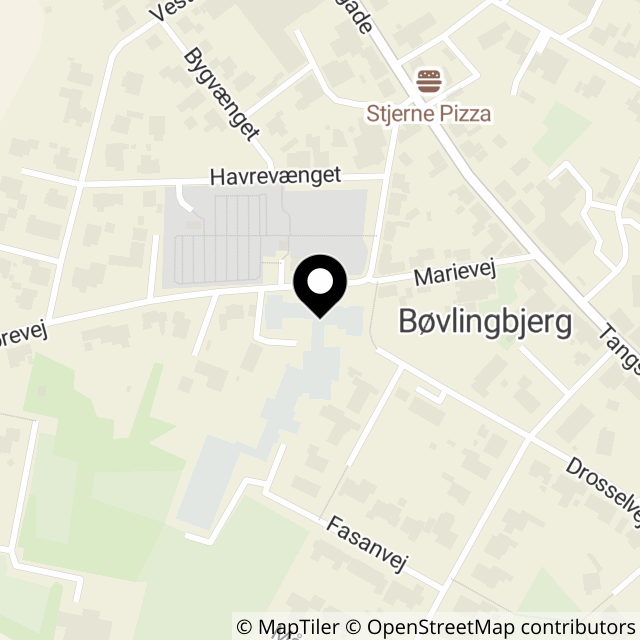 Kort over Høvsørevej 13