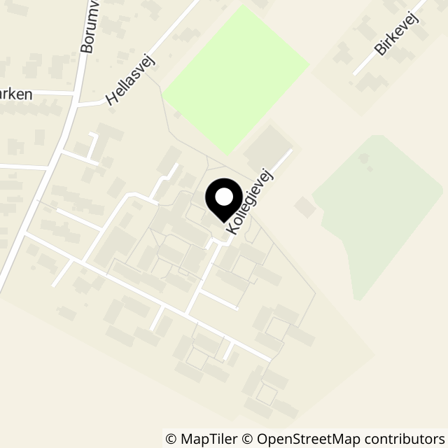 Kort over Kollegievej 5b, Nørre Nissum
