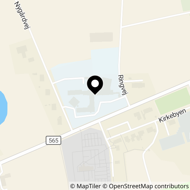 Kort over Ringvej 80 Nørre Nisum