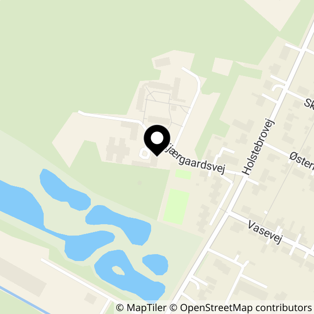 Kort over Kjærgaardsvej 7