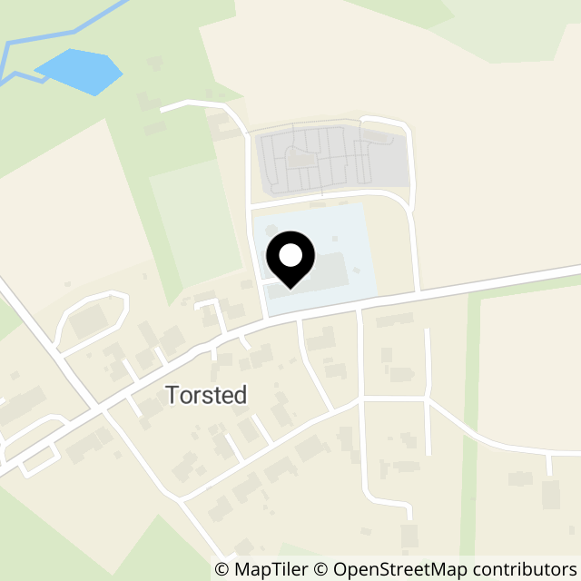 Kort over Torstedvej 44 Torsted