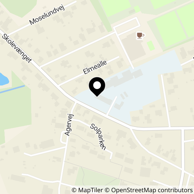 Kort over Skolevænget 31A Borris