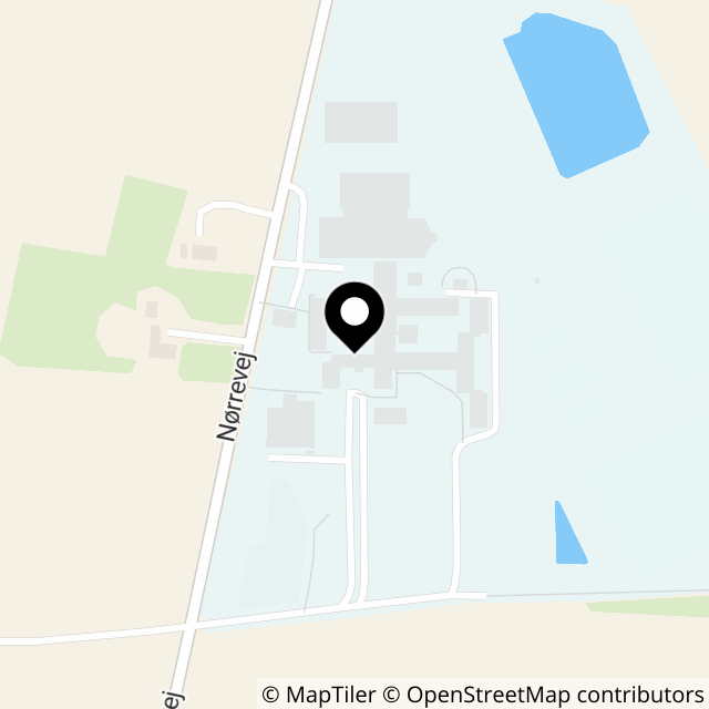Kort over Nørrevej 2, Staby