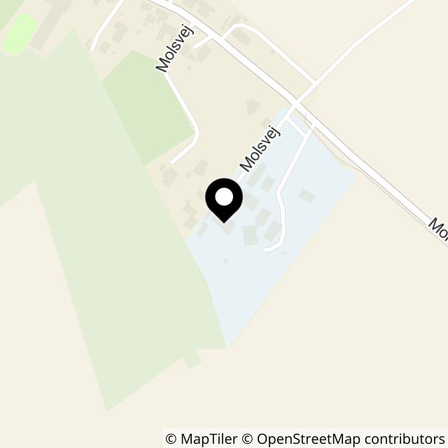 Kort over Molsvej 80 B Egens