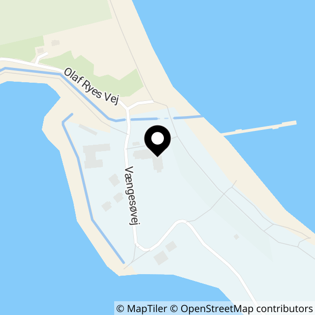Kort over Vængesøvej 3