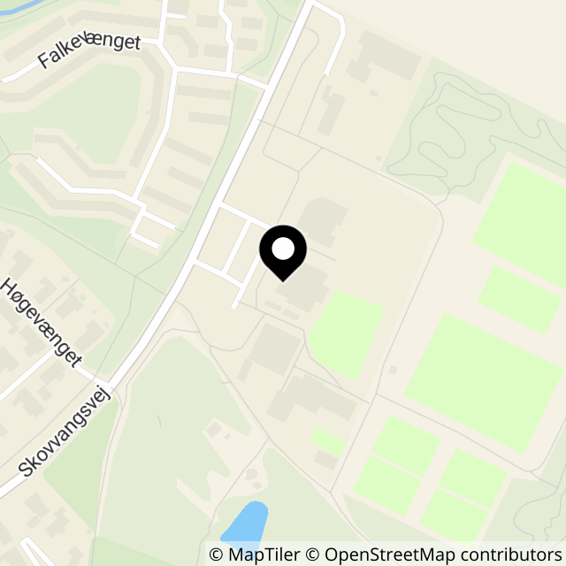 Kort over Skovvangsvej 20