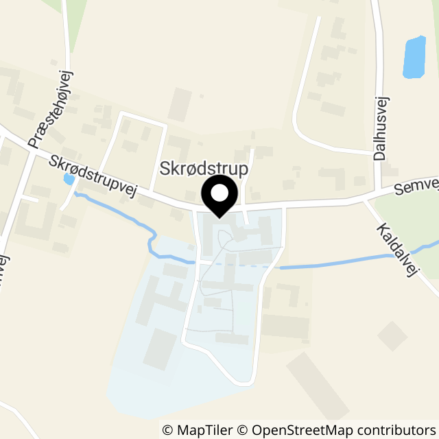 Kort over Skrødstrupvej 26