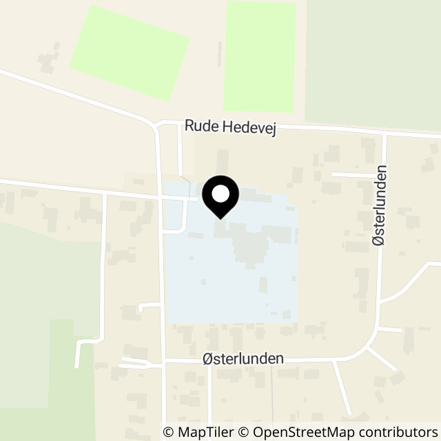 Kort over Rudevej 100
