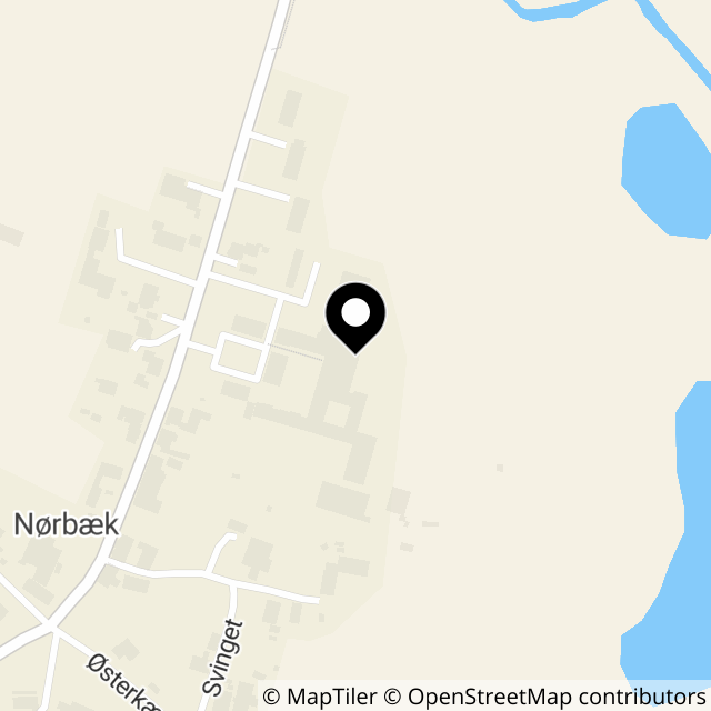 Kort over Fårupvej 12, Nørbæk
