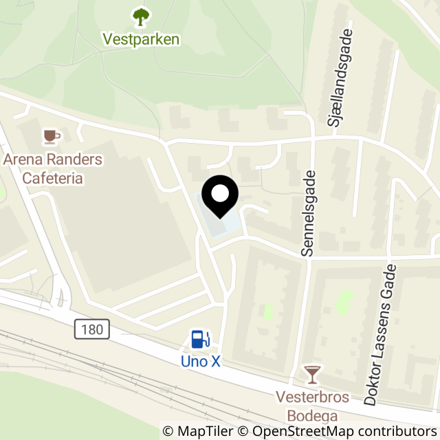 Kort over Jyllandsgade 24