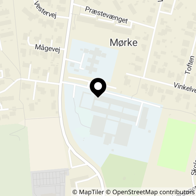 Kort over Kirkevej 13