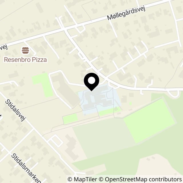 Kort over Skellerupvej 16