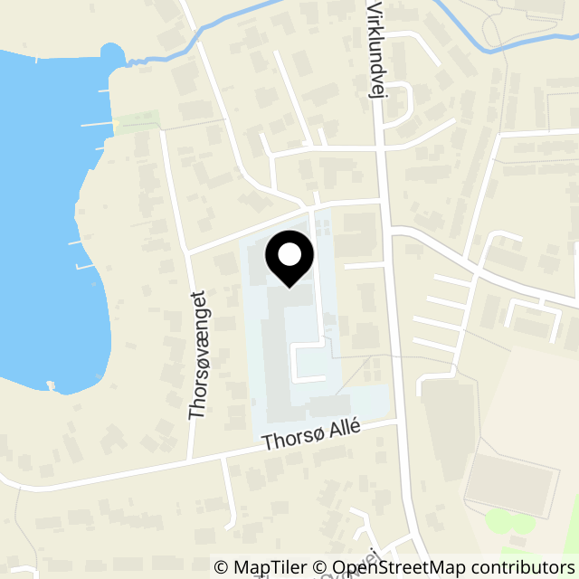 Kort over Thorsøvænget 1 A