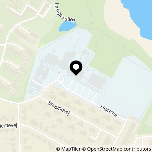 Kort over Hejrevej 25