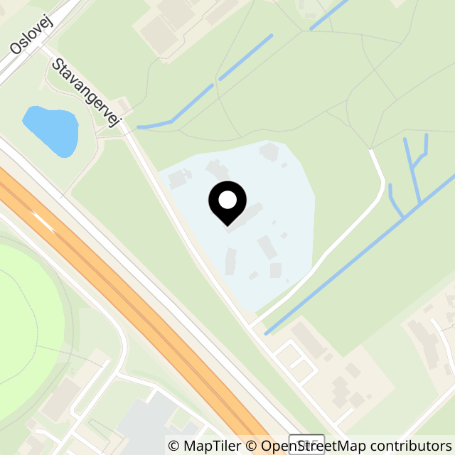 Kort over Stavangervej 3