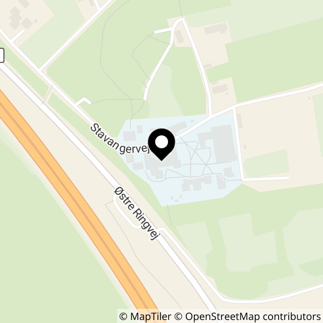 Kort over Stavangervej 2