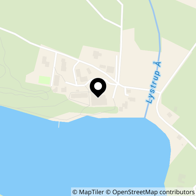 Kort over Lystruphavevej 10