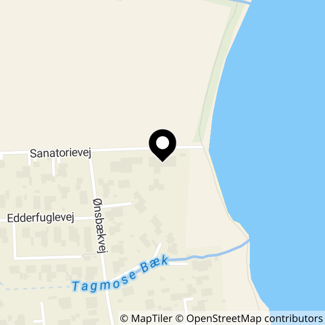 Kort over Sanatorievej 38