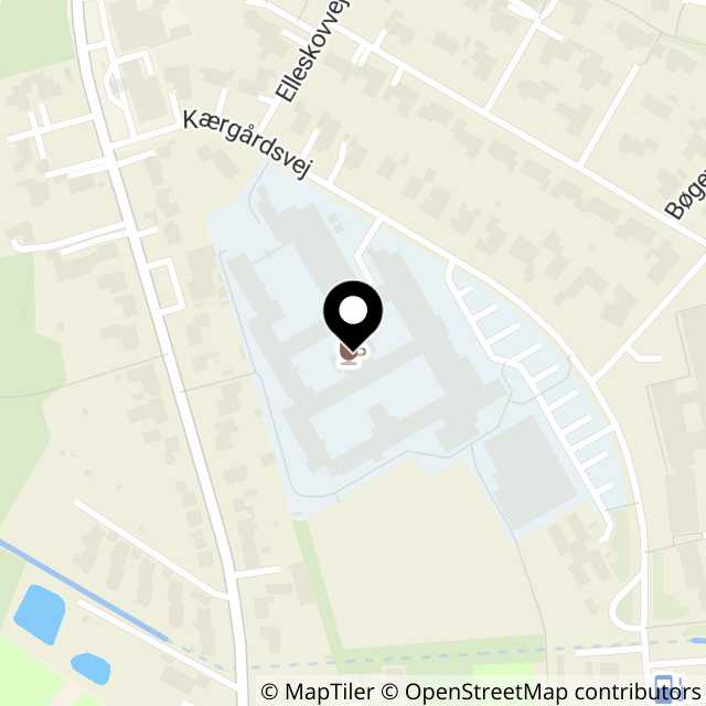 Kort over Kærgårdsvej 4
