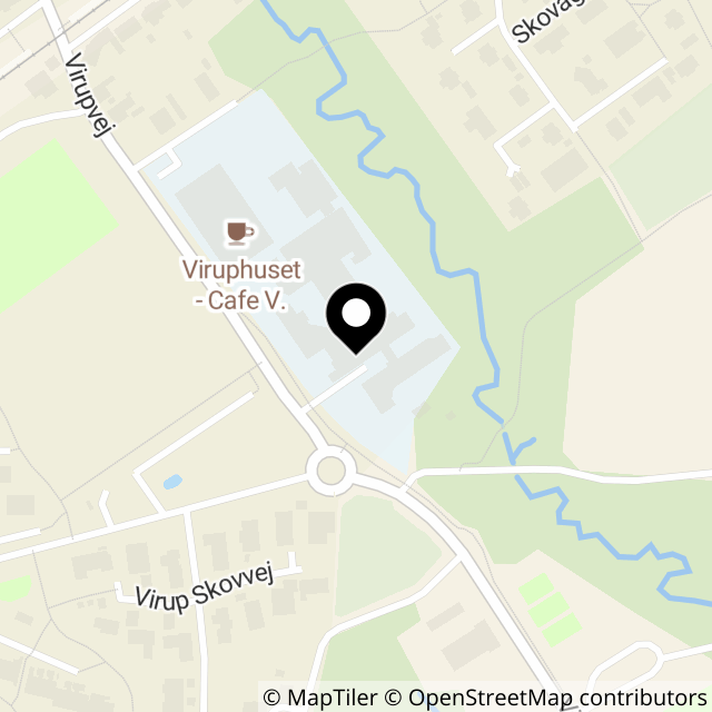 Kort over Virupvej 75