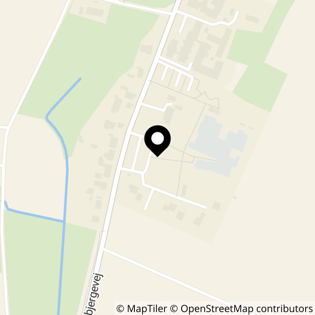 Kort over Smedebjergevej 61 Vejerslev