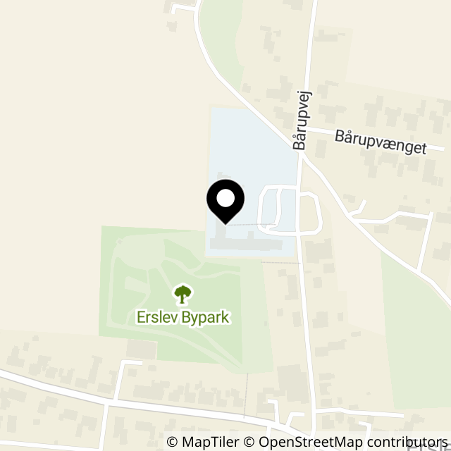 Kort over Bårupvej 15