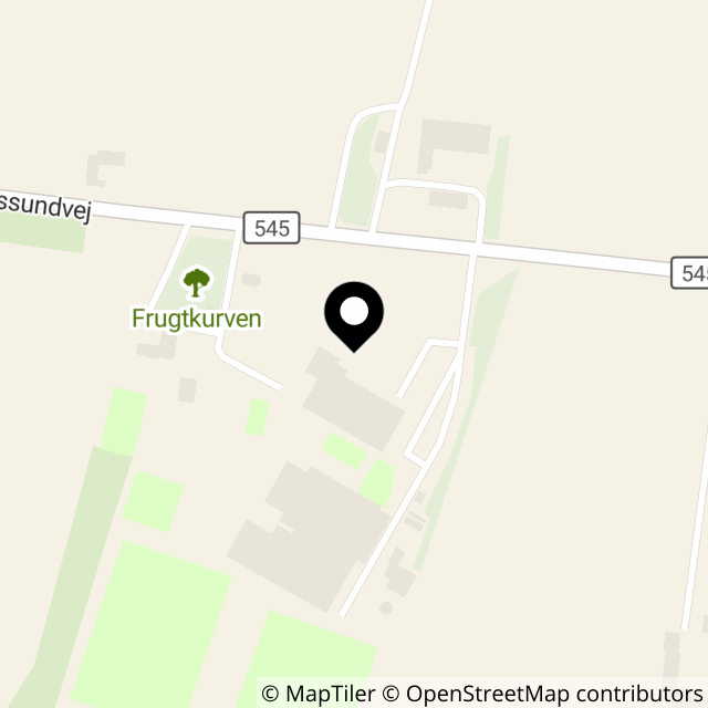 Kort over Næssundvej 325
