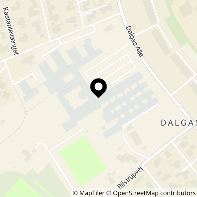 Kort over Dalgas Allé 22