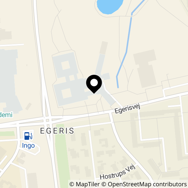 Kort over Egerisvej 180