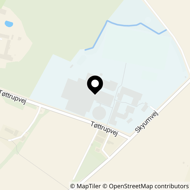Kort over Tøttrupvej 15 Skyum