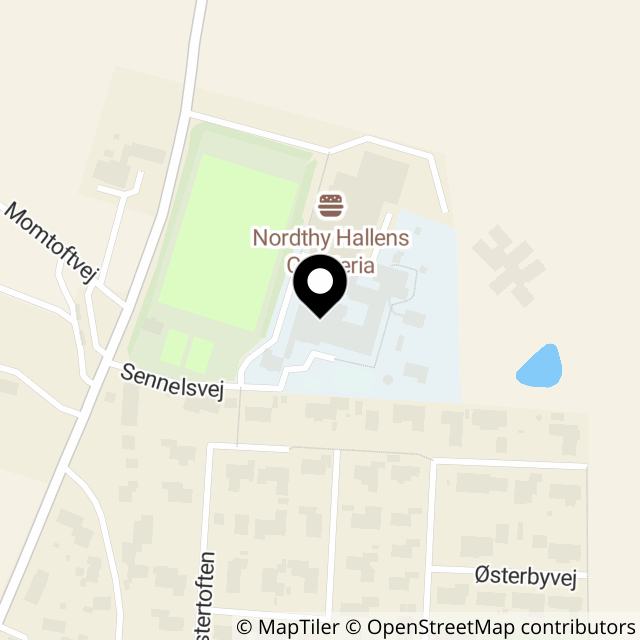 Kort over Sennelsvej 122