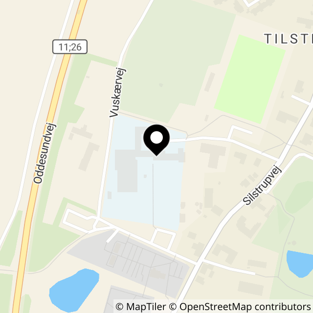 Kort over Silstrupvej 47