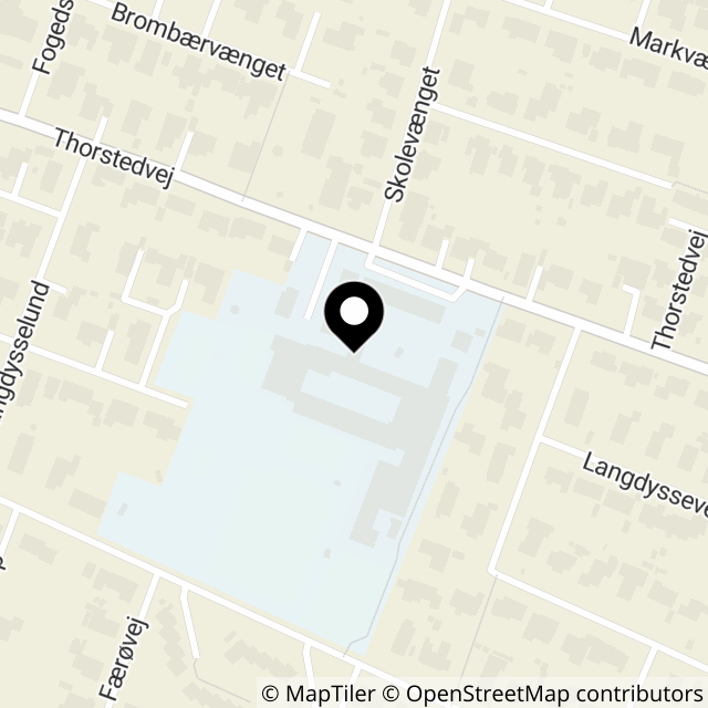 Kort over Thorstedvej 21