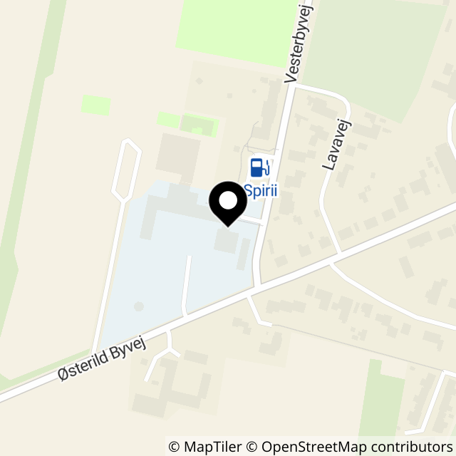 Kort over Vesterbyvej 1