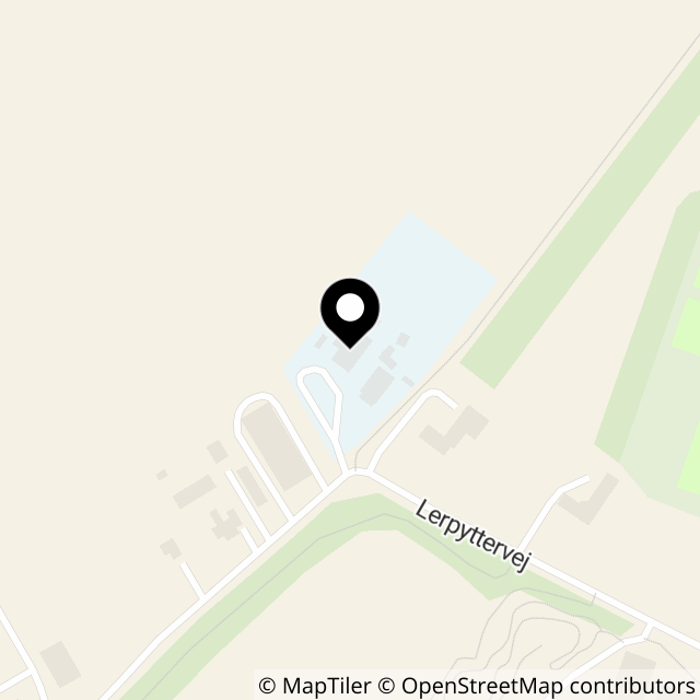 Kort over Lerpyttervej 25