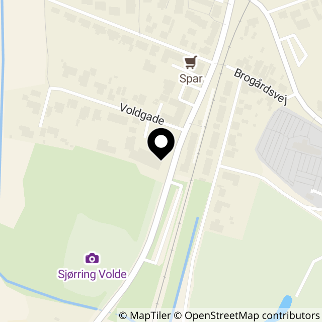Kort over Vorupørvej 60
