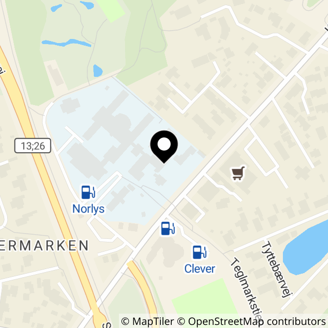 Kort over Koldingvej 114