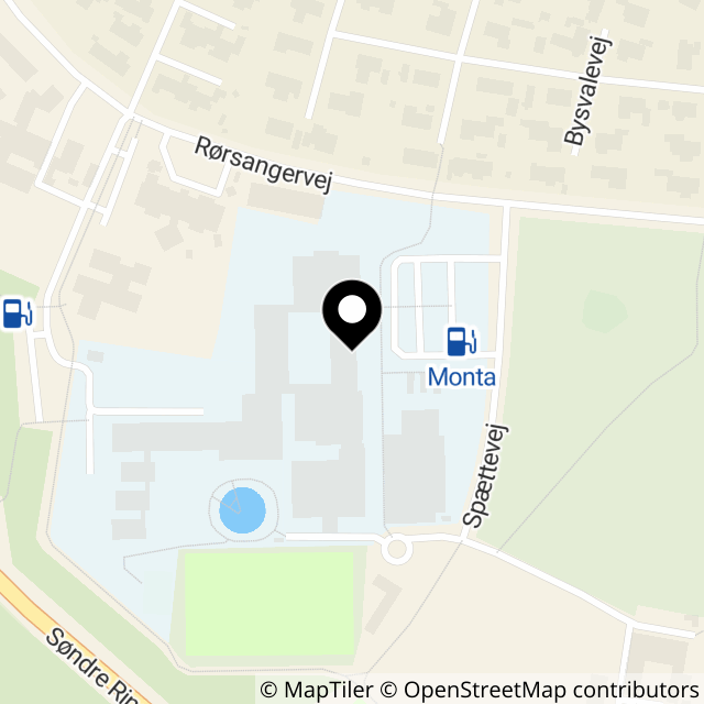 Kort over Spættevej 2