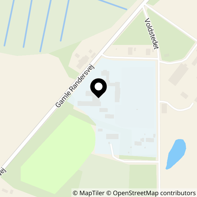 Kort over Gl. Randersvej 8