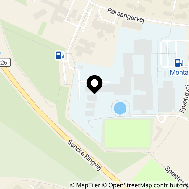 Kort over Rørsangervej 3A