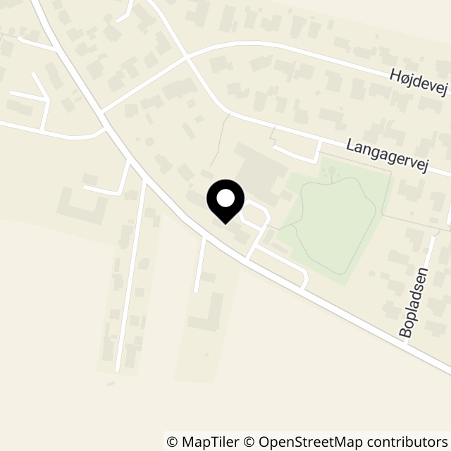Kort over Søndergade 27