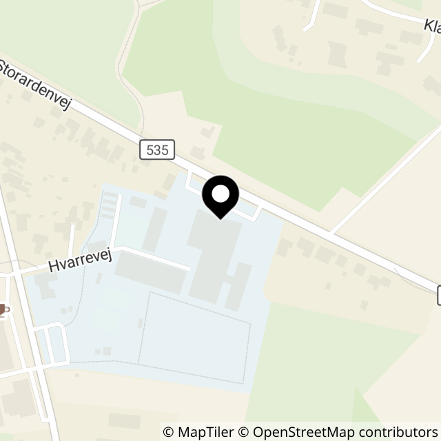 Kort over Storardenvej 22