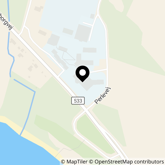 Kort over Viborgvej 71 Stistrup