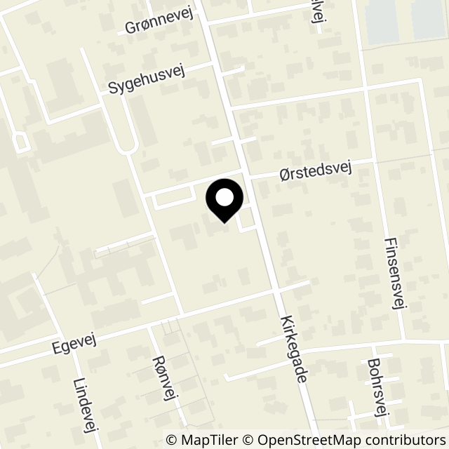 Kort over Kirkegade 42