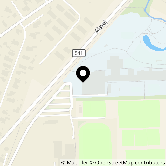 Kort over Stadionvej 5