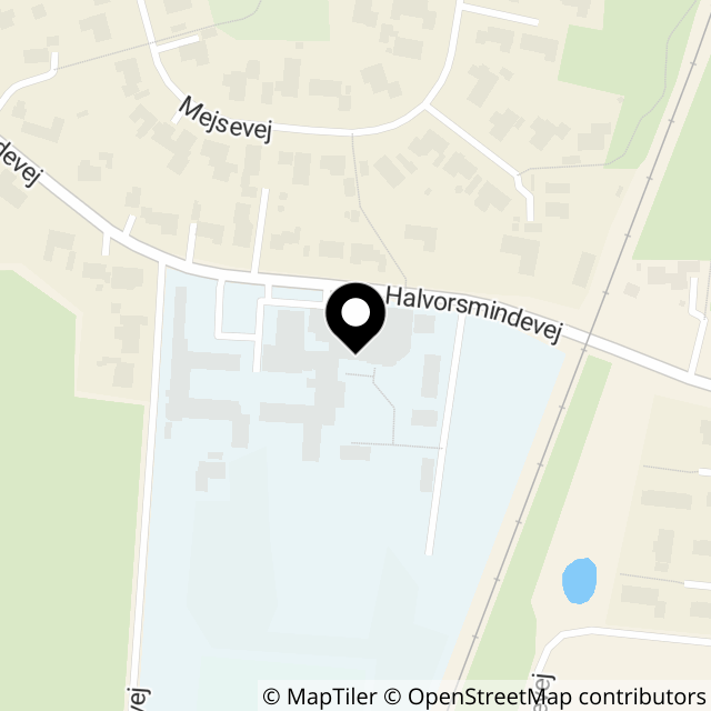Kort over Halvorsmindevej 107