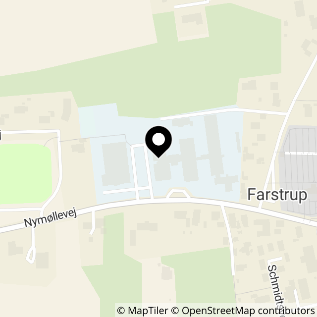Kort over Nymøllevej 116A Farstrup