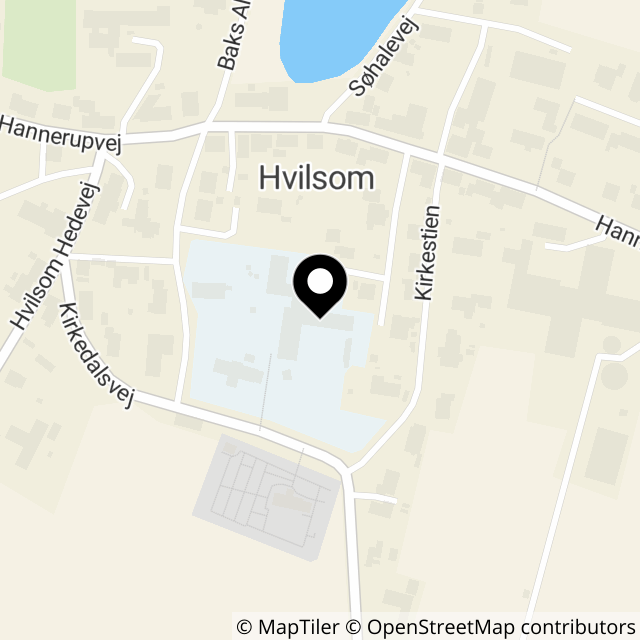 Kort over Hvilsom, Skolestræde 8
