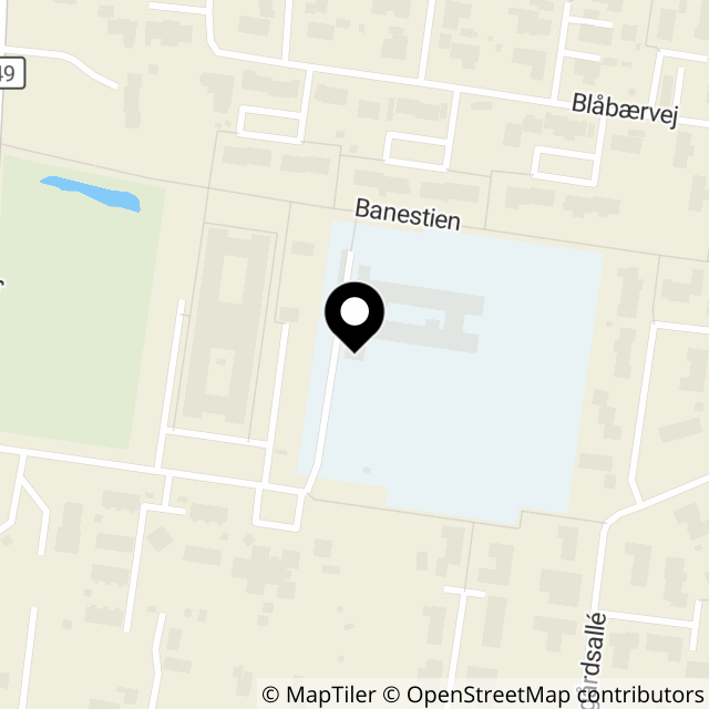 Kort over Peter Løthsvej 5